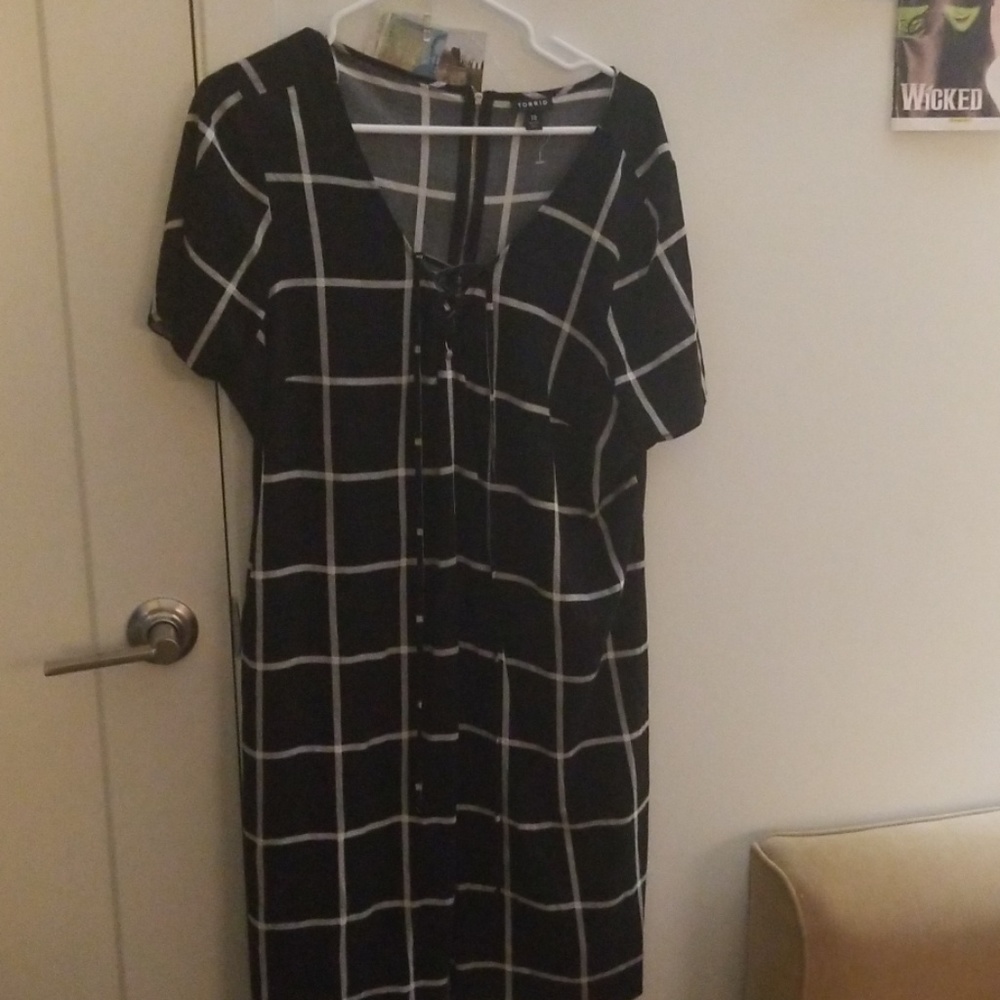 Torrid checker dress